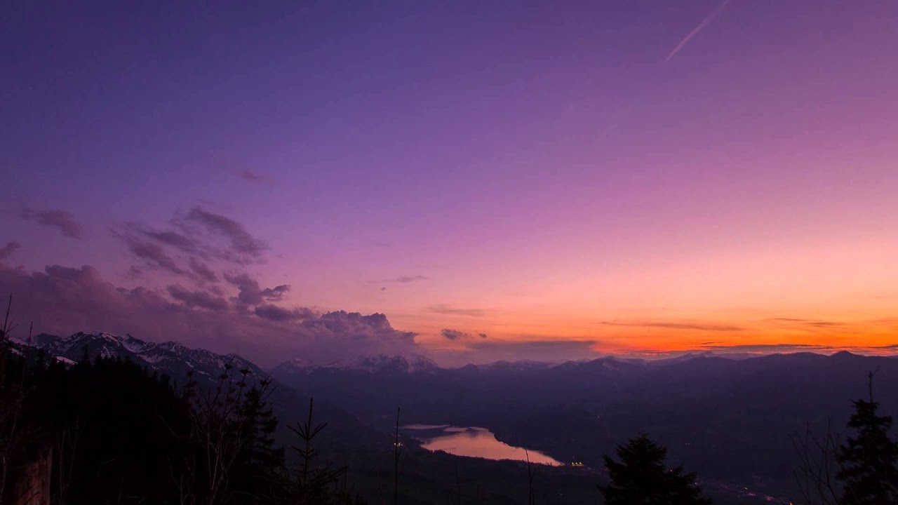 Zeitraffer Test Tag zu Nacht