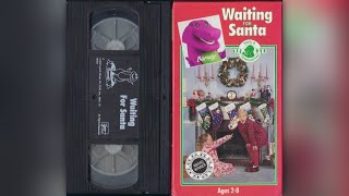 Barney: Waiting For Santa [1990] - 1991 VHS Release (Black VHS)