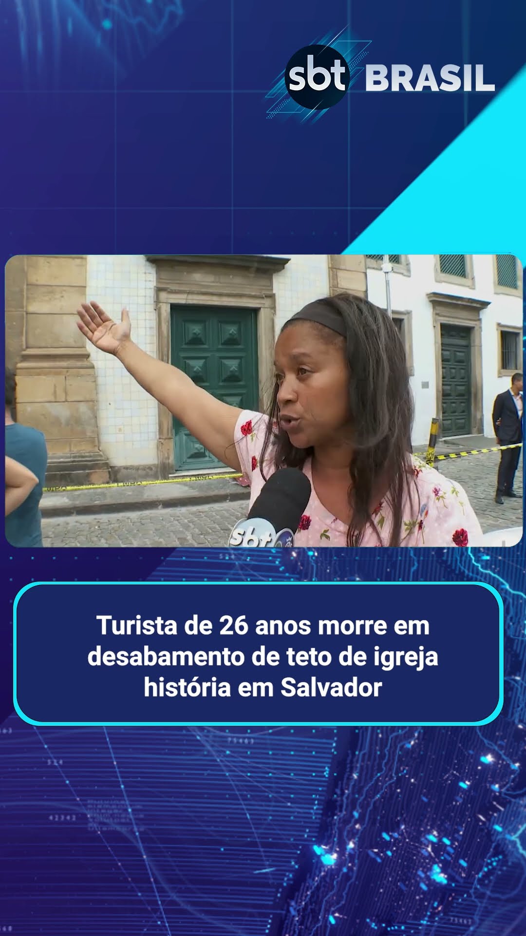 Desabamento de telhado na Bahia: Iphan havia alertado igreja sobre danos | SBT Brasil (05/02/25)