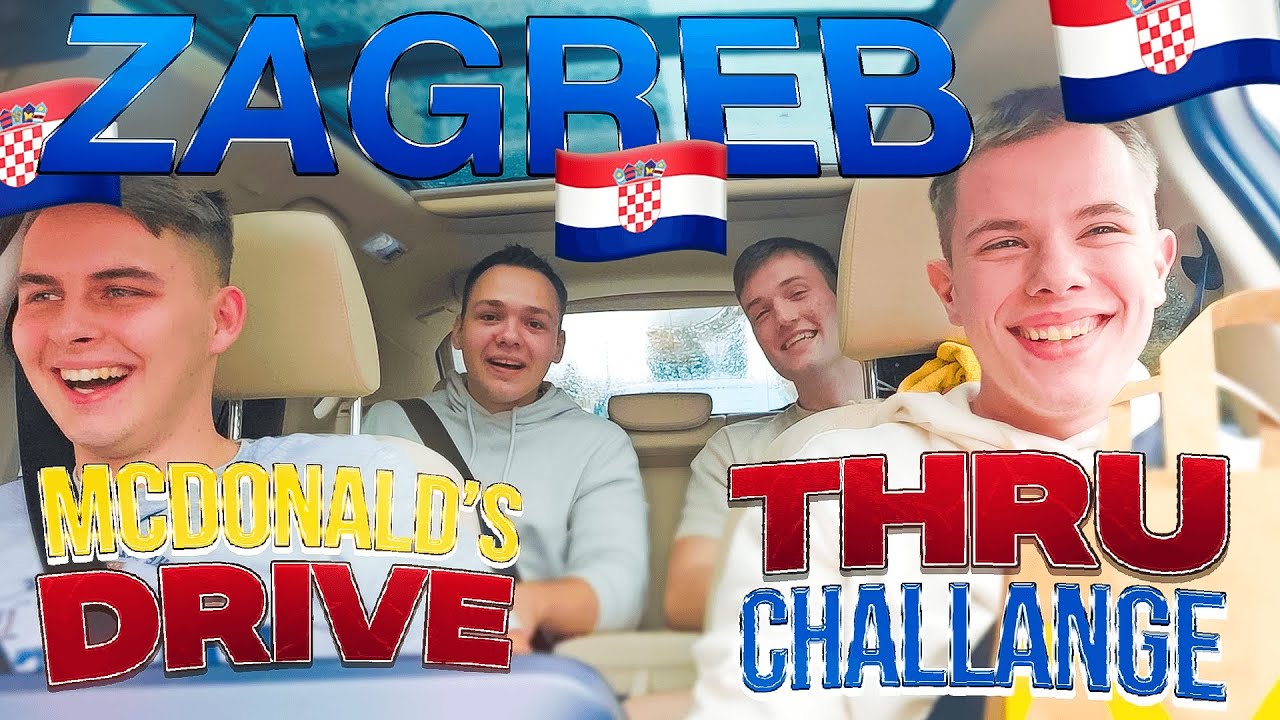 DRIVE THRU CHALLENGE ZAGREB 🇭🇷 McDonald’s 🇸🇮