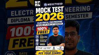 Mock Test 2026 | Diploma 4th Semester Electrical Engineering | 100% FREE