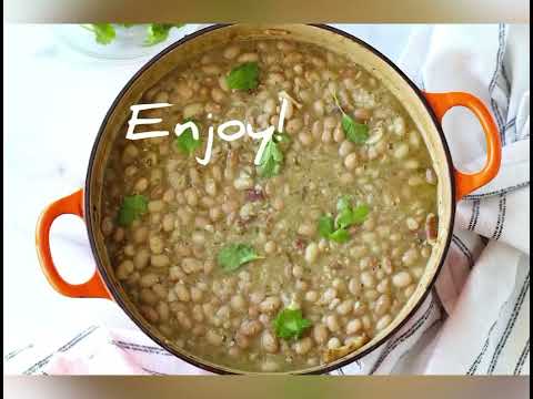 Carioca Beans Recipe, or Dutch oven Pinto Beans