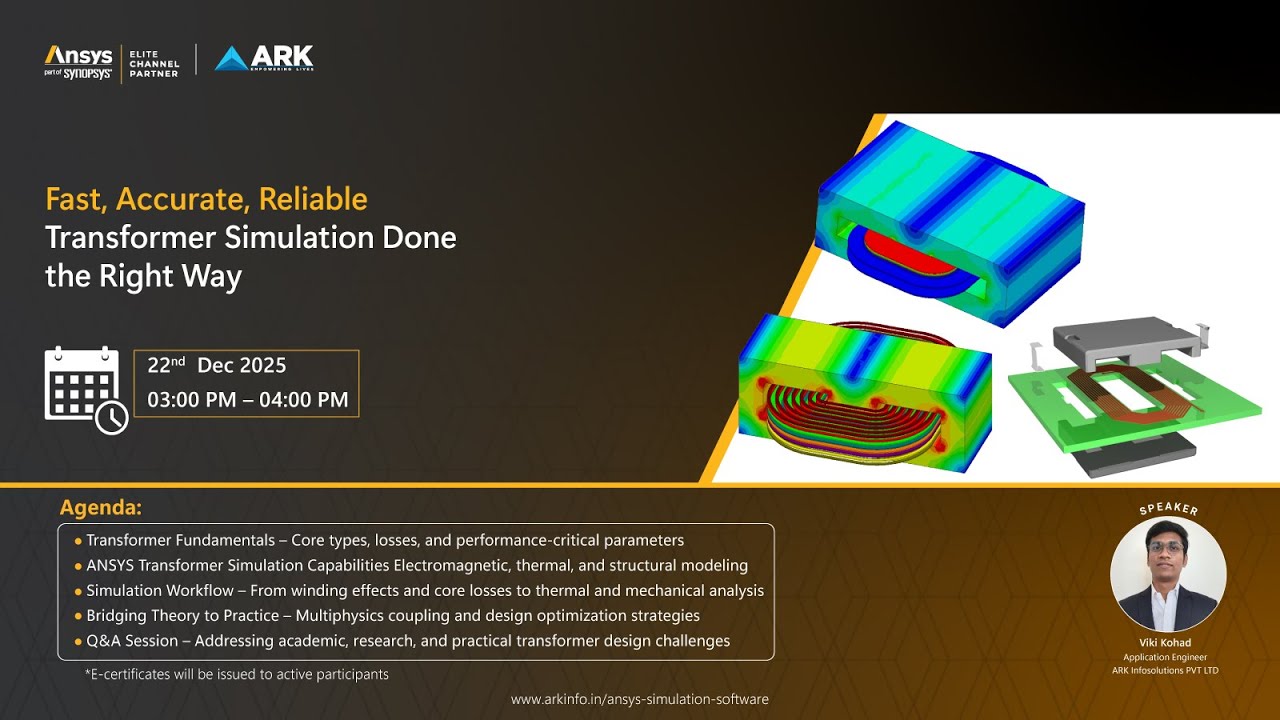 Webinar on Fast, Accurate, Reliable Transformer Simulation Done the ...