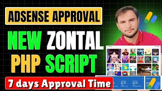 Latest Zontal Php Script for Adsense Approval / Unlimited Adsense Approval Script #adsensescript