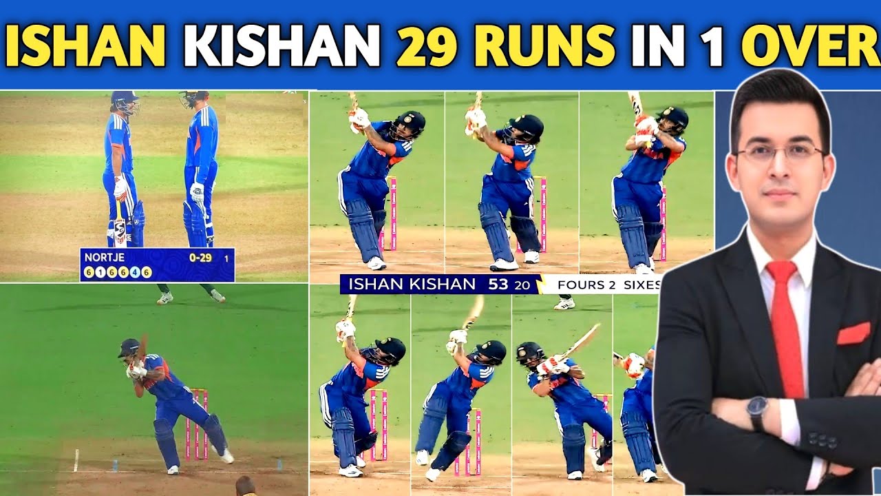 Ishan Kishan Ka Toofan | 29 Run Over | 20 Ball 53 Runs | IND vs SA Warm Up 