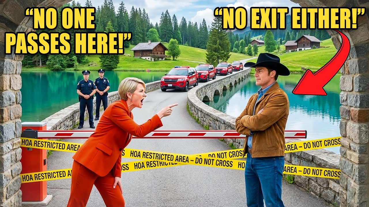 I Caught HOA Karen Seal My Cabin Gate — Didn’t Know Their Only Way Out Was My Land | HOA Unfolded