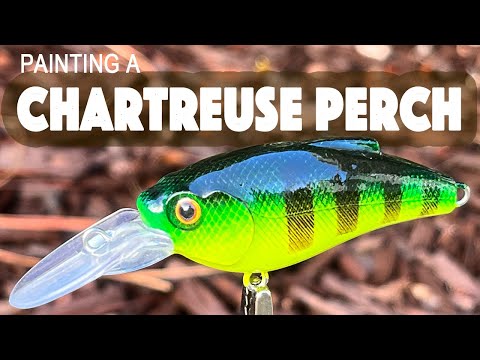 Painting Lures - Airbrushing a chartreuse lure with mistakes 