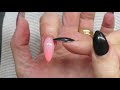 How to create coloured ombre/baby boomer using hard gel