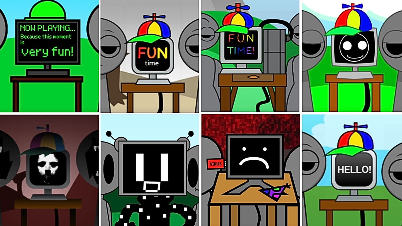 Incredibox - Sprunki but only MR.FUN COMPUTER in ALL Different Mods.New mods.Version 7