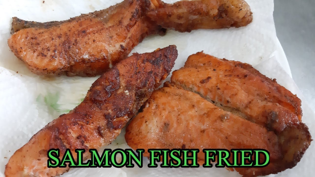 How to fry SALMON FISH YouTube