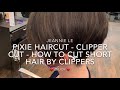 Pixie haircut- clippers haircut- wedges haircut- perfect short hair