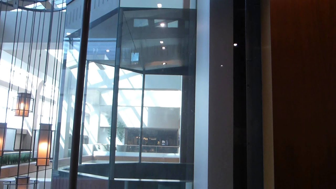 Kone Hydraulic Atrium Elevators At Sheraton Hotel Downtown Dallas YouTube
