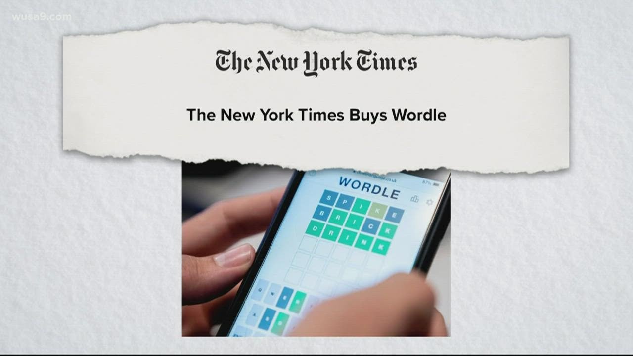 New York Times Buys Wordle for a Price in the 'Low-Seven Figures