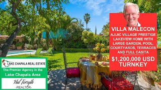 Villa Malecon - AMAZING AJIJIC VILLAGE LAKEVIEW HOME WITH CASITA