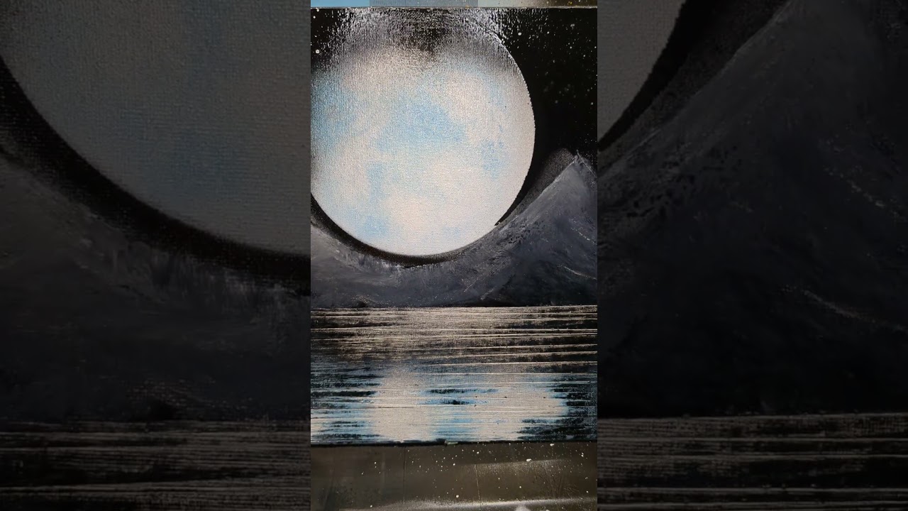 Moonlight Spray Painting 🌝
