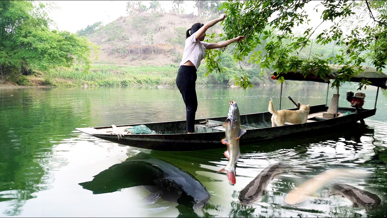 How to Catch Giant Fish in the Wild - The Simple Farm Life of a Single ...