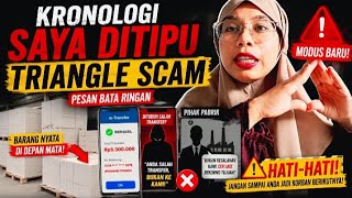 Hati-Hati! Jangan sampai ada korban berikutnya. COD Penipuan Segitiga (Triangle Scam) yang Viral