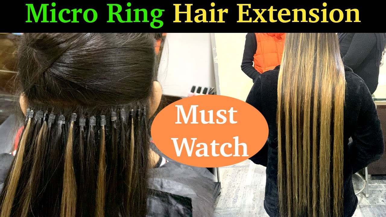 Permanent Hair Extension | Micro Ring Extension | Hairapist 😍 - YouTube