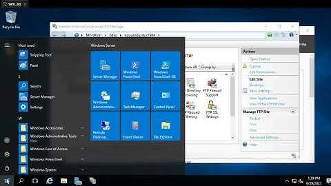 Cài đặt và cấu hình FTP Service trên Windows Server 2016