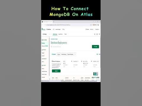 How To Connect MongoDB on Atlas. #mongodb #nodejs #database #restfulapi ...