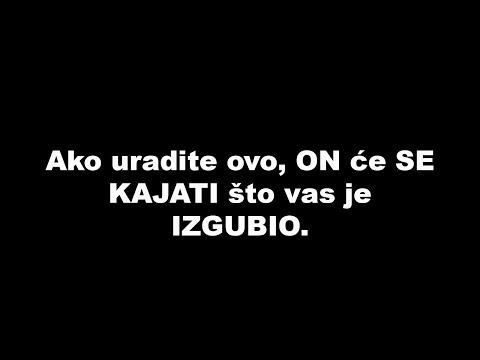 Video: Što Učiniti Ako Je Muž Prestao Uzbuđivati