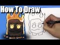 How To Draw the Fire Spirit from Clash Royale - EASY - Step By Step