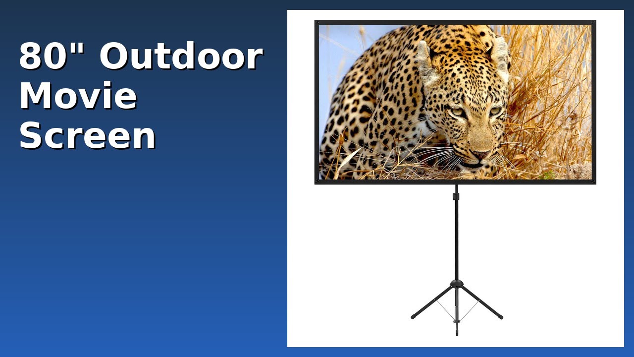 REVIEW (2025): 80" Outdoor Movie Screen. Features.
