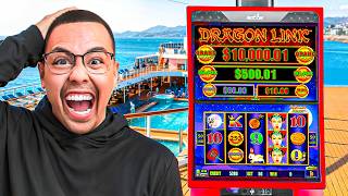 I Hit The BIGGEST JACKPOT on a Cruise Ship Casino!! screenshot 5