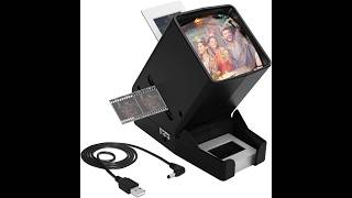 CAMEDAFLX SV-3 35mm Slide & Film Viewer Review | Best LED Slide Viewer for Old Photo Negatives?