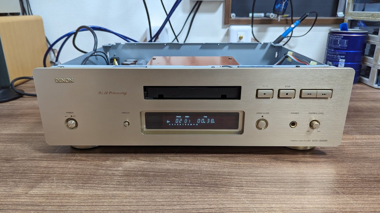 ジャンク】CD読み込まない DENON DCD-F101 分解・修理手順方法 - YouTube