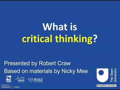 Critical Thinking