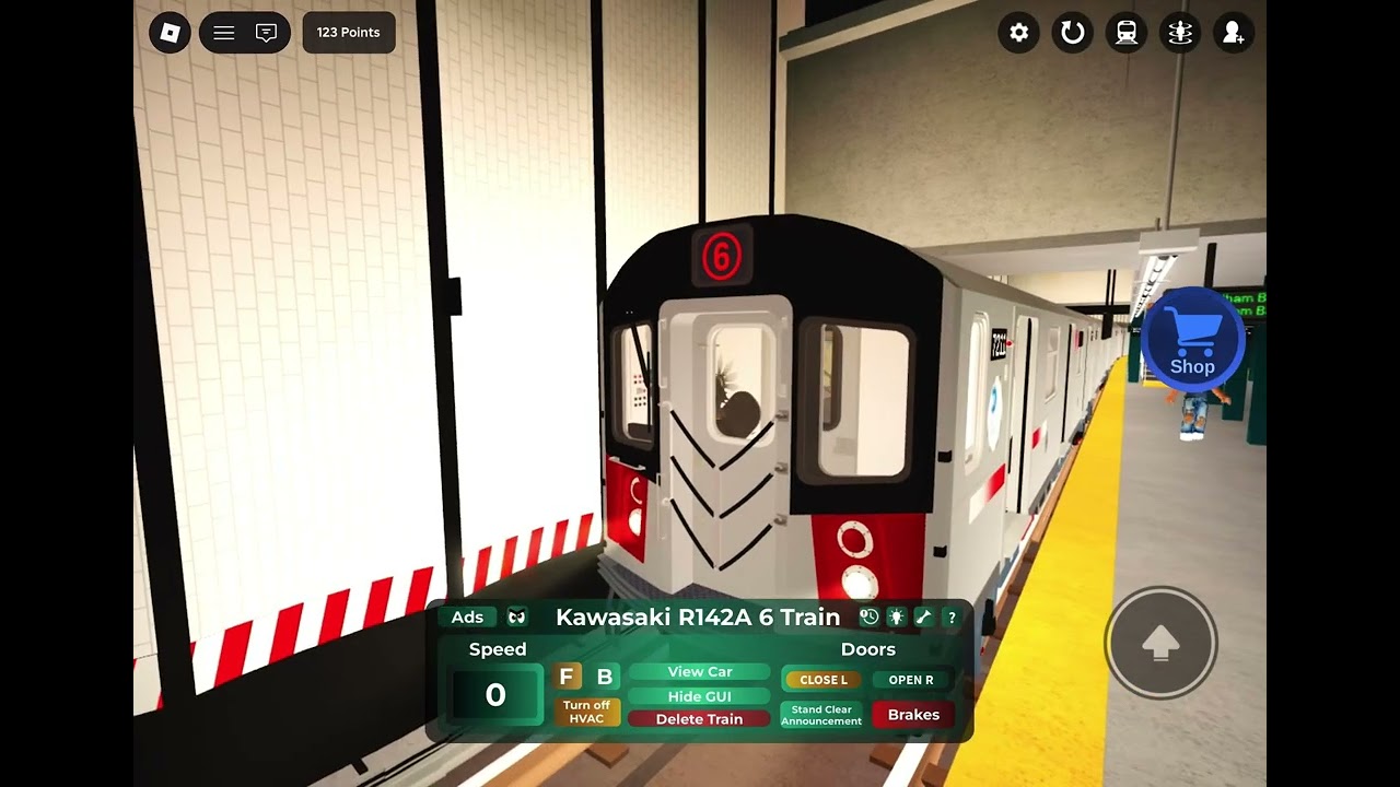 operating the R142A 6 train In IRT subway lines