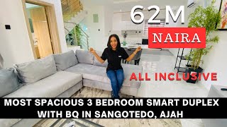 What inside this cheap 3 bedroom smart terrace duplex in an estate in Ajah? The Alverton Estate Ajah