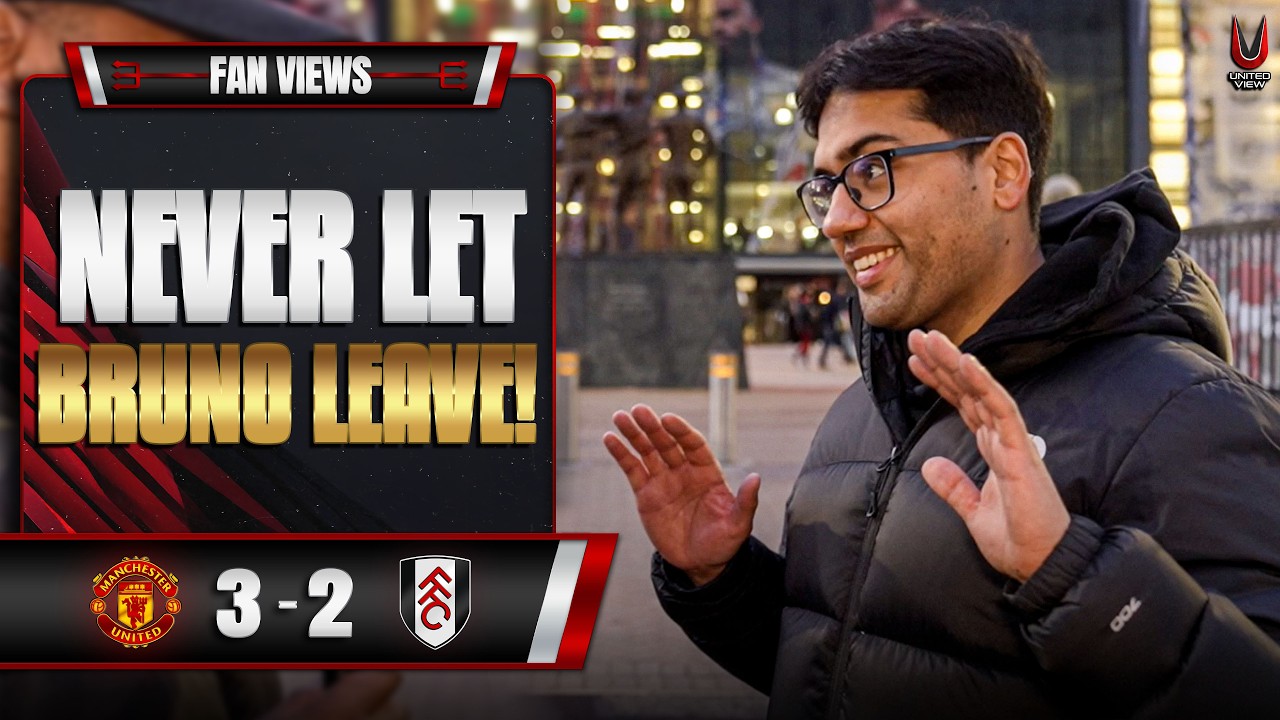 Carrick's Coaching Class! | Man United 3-2 Fulham | Fan View (Cam)