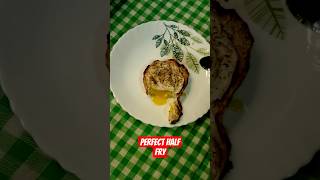 Perfect Half Fry Egg Recipe 🍳 | Runny Yolk Half Fry Hack | Easy Breakfast Shorts