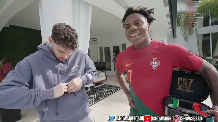 Adin Ross Gifts Speed $500,000 Ronaldo Watch