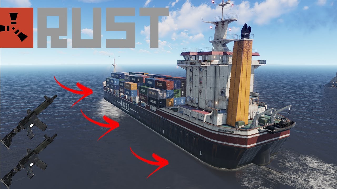 Rust cargo. Карго раст. Корабль в раст. Грузовое судно раст. Карго корабль Rust.