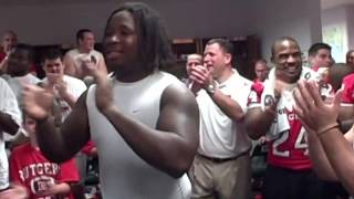 Rutgers Football: Eric LeGrand Locker Room Hype