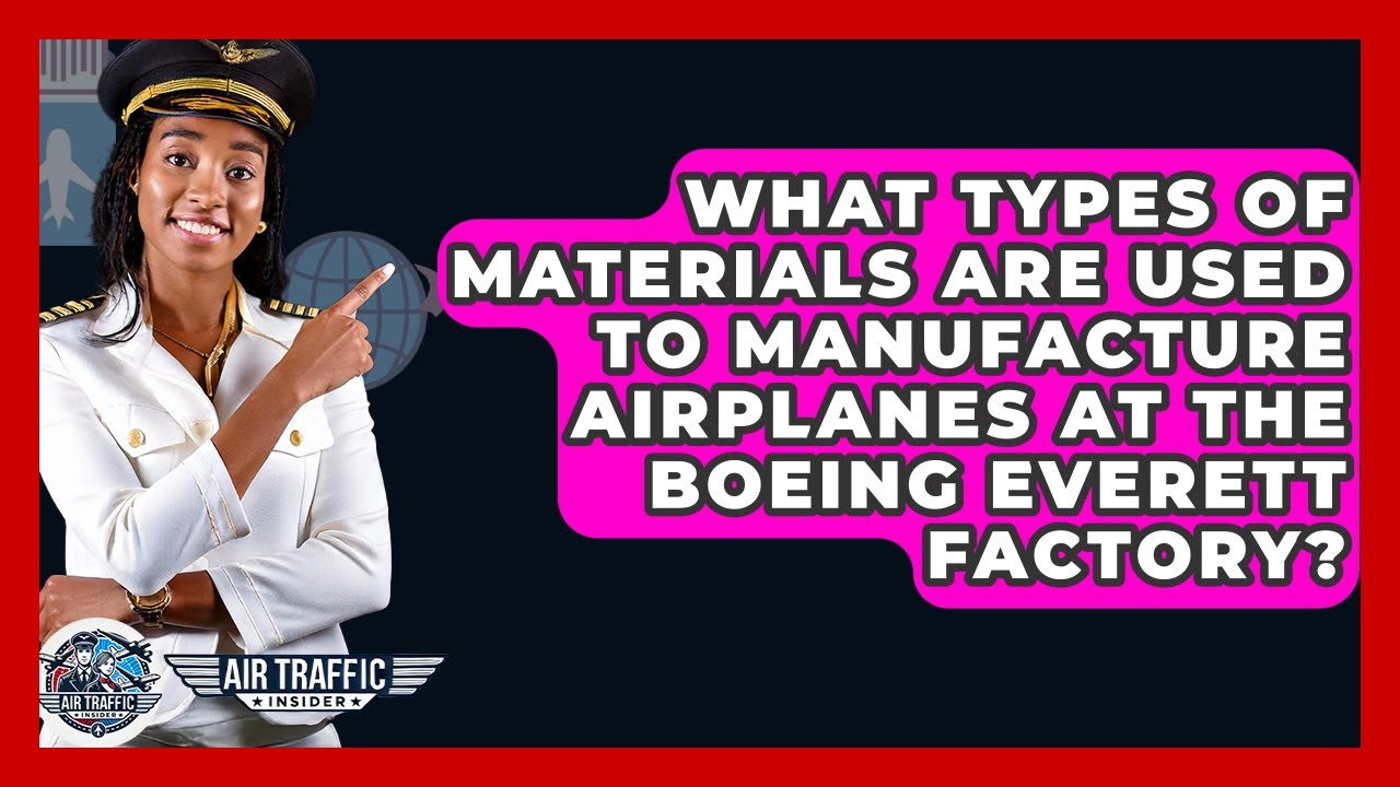 What Types Of Materials Are Used To Manufacture Airplanes At The Boeing Everett Factory?