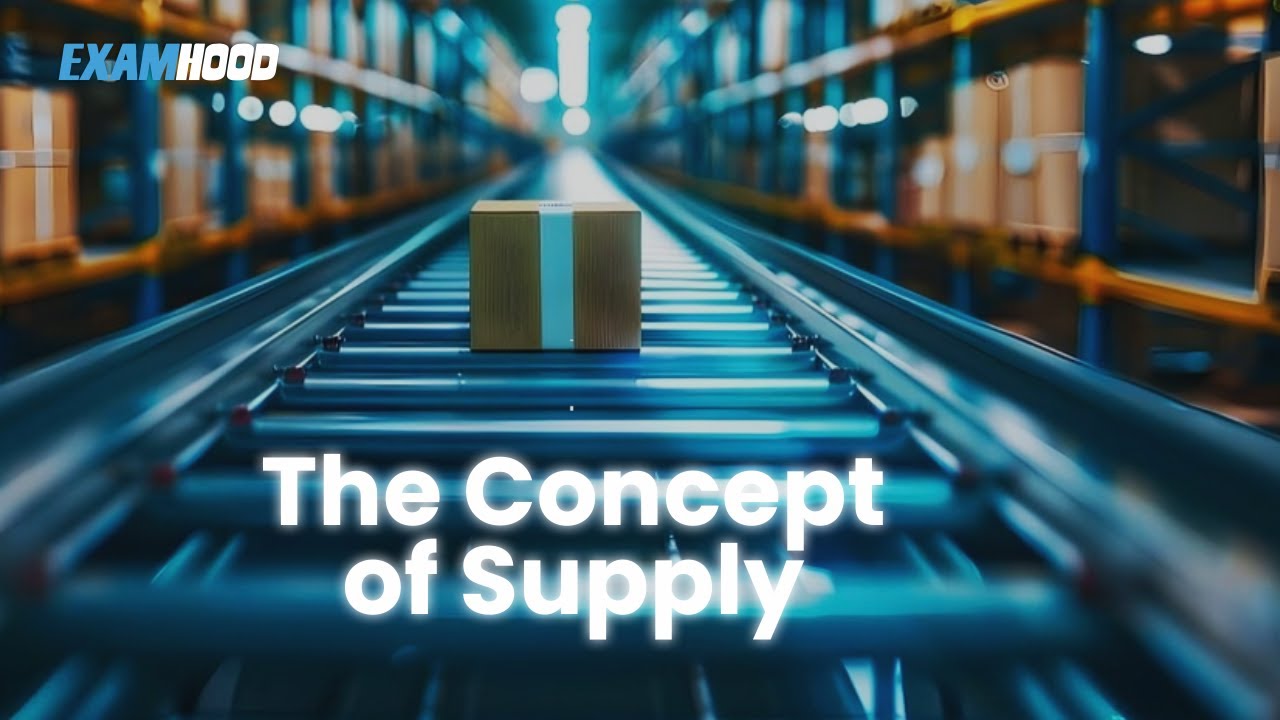 The Concept of Supply