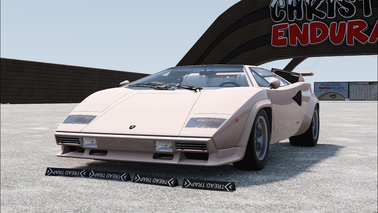 BeamNG Random spike strip testing #40