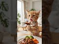 子猫チャチャがハンバーグを食べている理由は本編で！