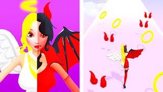 Run To Heaven - Angel vs Evil Girl Run - All Levels iOS Android GamePlay screenshot 1