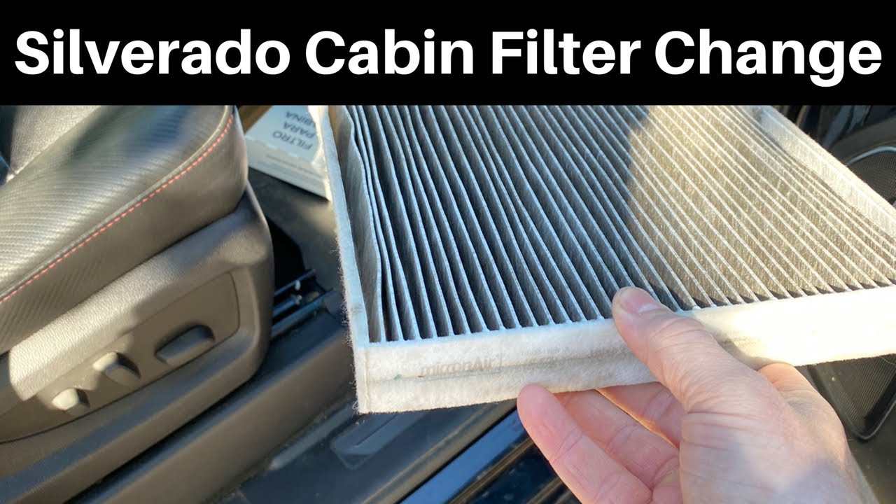 How To Replace A 2014 - 2018 Silverado Cabin Air Filter DIY Chevy