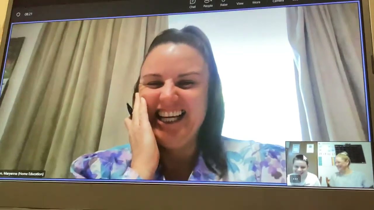 Video meeting hiccups.