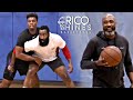 James Harden and Buddy Hield at Rico Hines Private Run