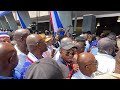 SAD Chaos Erupt As Bawumia Macho Men Block Kennedy Agyapong From Entering National Delegate Venue SAD Chaos Erupt As Bawumia Macho Men Block Kennedy Agyapong From Entering National Delegate Venue