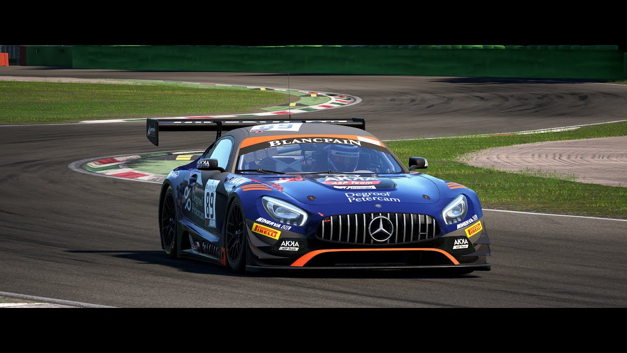 Assetto Corsa Competizione Monza Track Guide Setup For Amg Gt Youtube