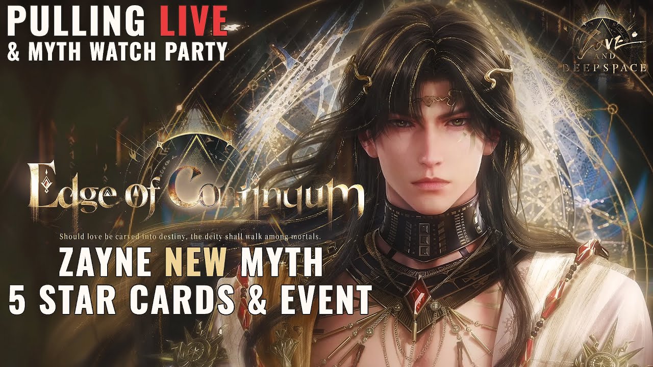 Pulling for Zayne New Myth & Memory Watch Party - Love and Deepspace