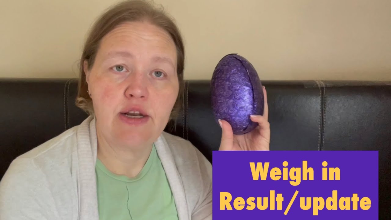 Weekly weigh in results/update. Calorie counting with Nutracheck